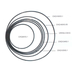 6421 F&Q OXQ134X3.1 ORING