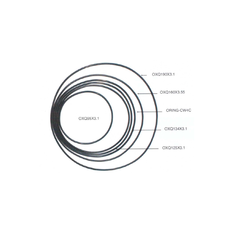 6417 F&Q OXQ128X3 ORING