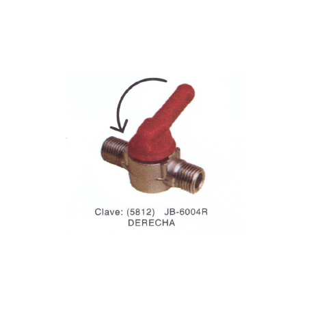 5812 F&Q JB-6004R VÁLVULA DE MARIPOSA (ESFERA)