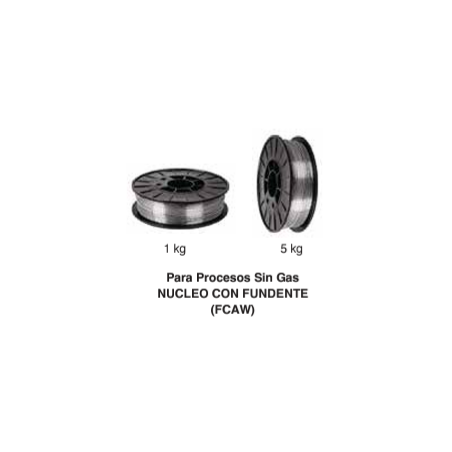 4876 F&Q FLUX-1 CARRETE MICROALAMBRE CON FUNDENTE (FLUX)