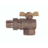 2813 F&Q B1007-1 VÁLVULA ESFERA TIPO L CON TUERCA UNIÓN