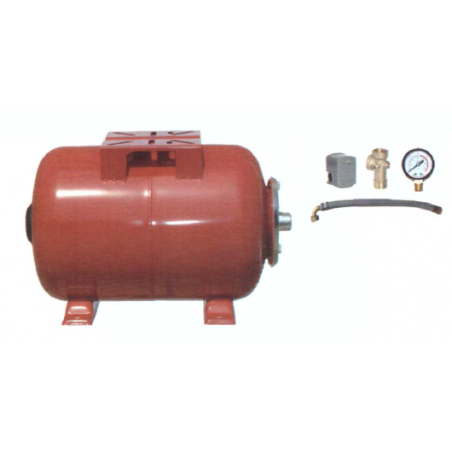2622 F&Q TO-36L TANQUE HIDRONEUMÁTICO HORIZONTAL MEMBRANA INTERCAMBIABLE 32L