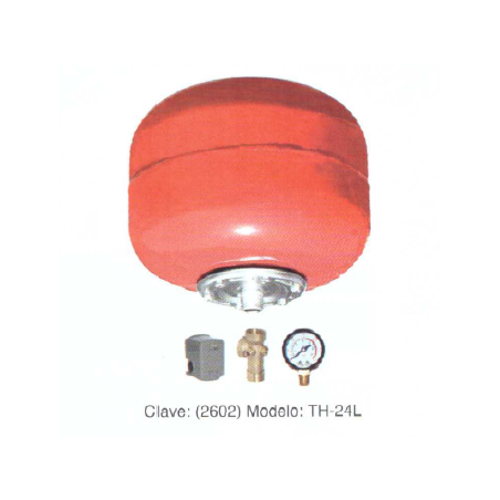 2602 F&Q TH-24L TANQUE VERTICAL CON MEMBRANA INTERCAMBIABLE