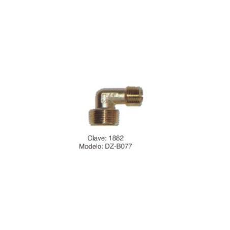 1882 F&Q DZ-B077 CODO DE 90 GRADOS MACHO