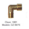 1881 F&Q DZ-B076 CODO DE 90 GRADOS MACHO
