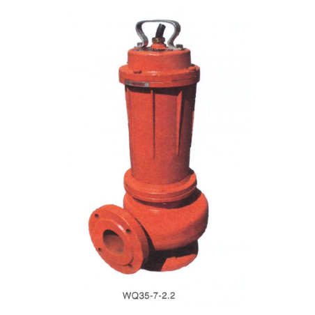 1236 F&Q WQ9-22-2.2 BOMBA SUMERGIBLE AGUA SUCIA 3HP 3FASES