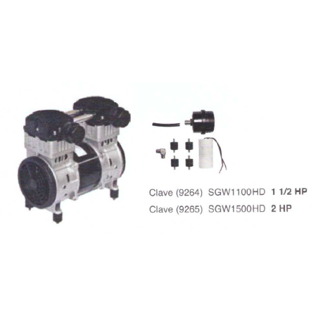 9265 F&Q SGW1500HD COMPRESOR DE AIRE LIBRE DE ACEITE