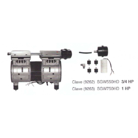 9263 F&Q SGW750HD COMPRESOR DE AIRE LIBRE DE ACEITE