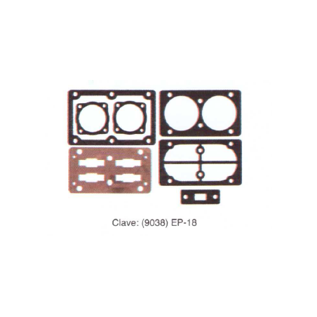 9038 F&Q EP-18 JUNTAS PARA COMPRESOR DE AIRE LIBRE DE ACEITE